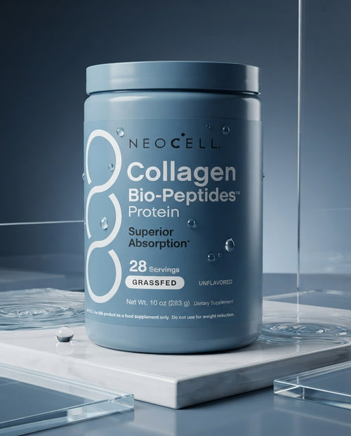 Pote de Colágeno Hidrolizado NeoCell Bio-Peptides, polvo sin sabor 283 g